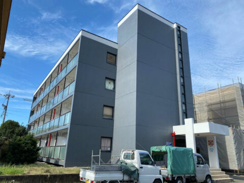 小松市マンションA棟　外装塗装工事